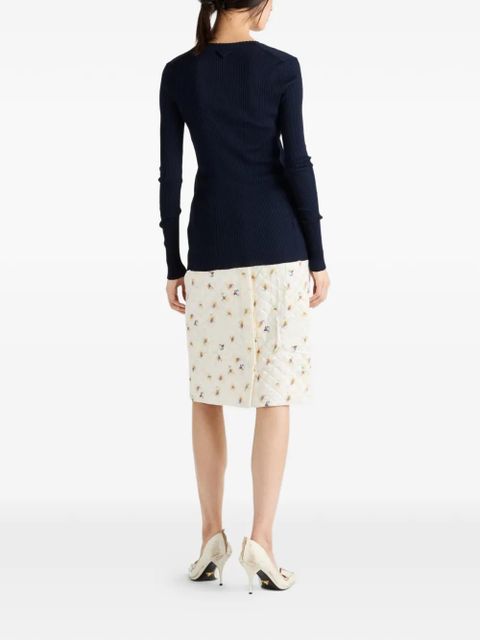 Prada cotton cardigan - Blue