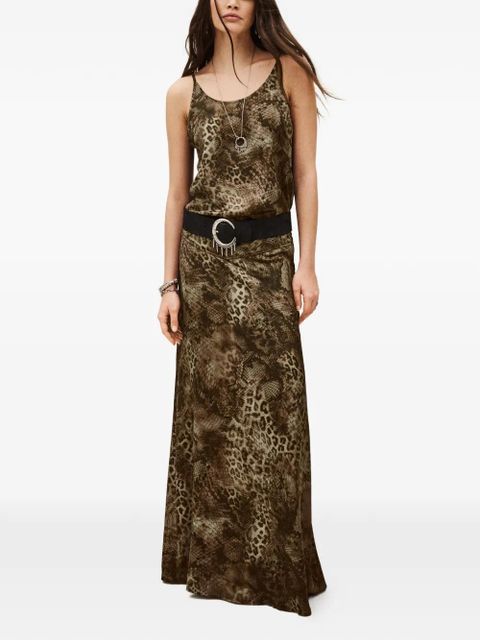 Ba&Sh Ciria animal print skirt - Green - zdjęcie produktu nr 2