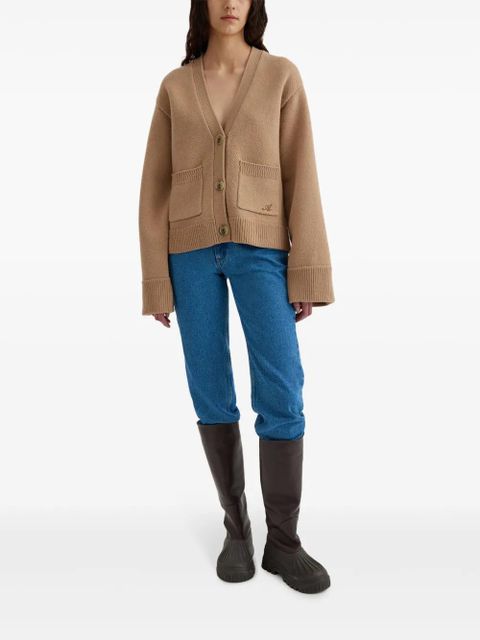 Axel Arigato Memory wool cardigan - Brown