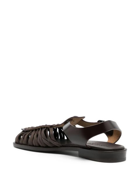 Hereu Alaro caged leather sandals - Brown - zdjęcie produktu nr 2