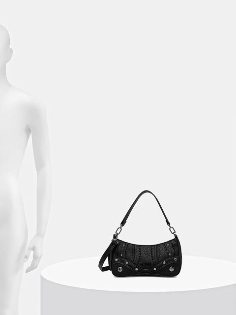 Desigual torebka EMBRO PATCH ALSACIA B kolor czarny 25WAXPA9