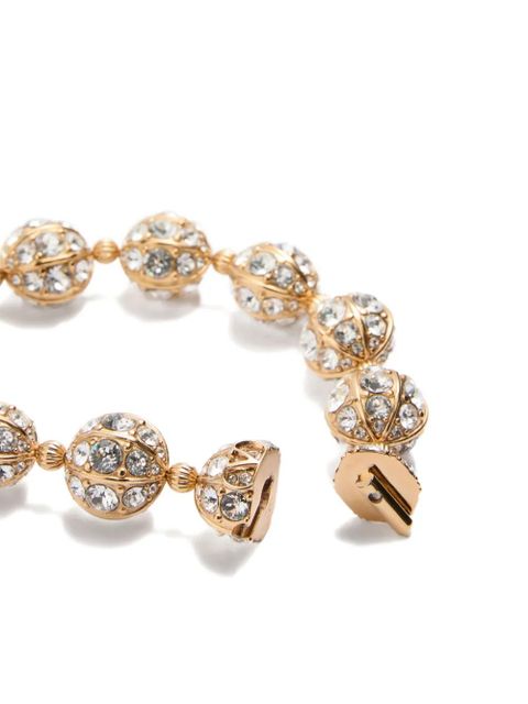 Valentino Garavani crystal-embellished sphere necklace - Gold