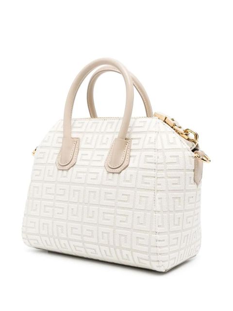 Givenchy mini Antigona 4G tote bag - Neutrals