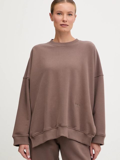 JOYINME bluza dresowa Kind kolor brązowy gładka Kind - zdjęcie produktu nr 1