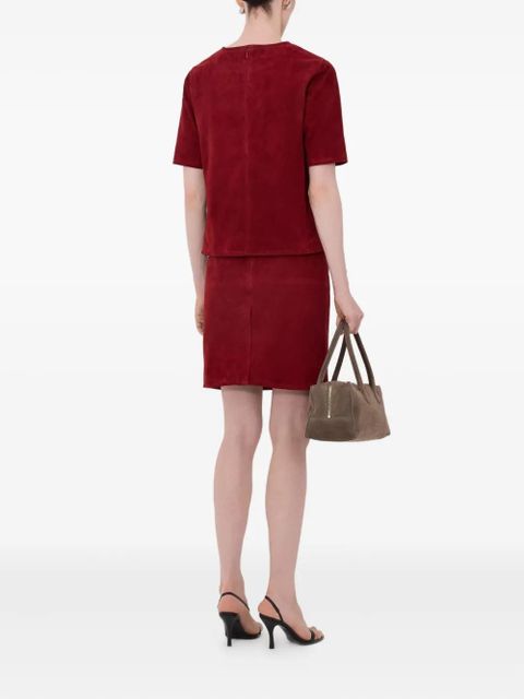 LouLou de Saison short-sleeve crew-neck T-shirt - Red