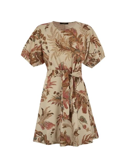 Weekend Max Mara printed belt dress - Neutrals - zdjęcie produktu nr 1