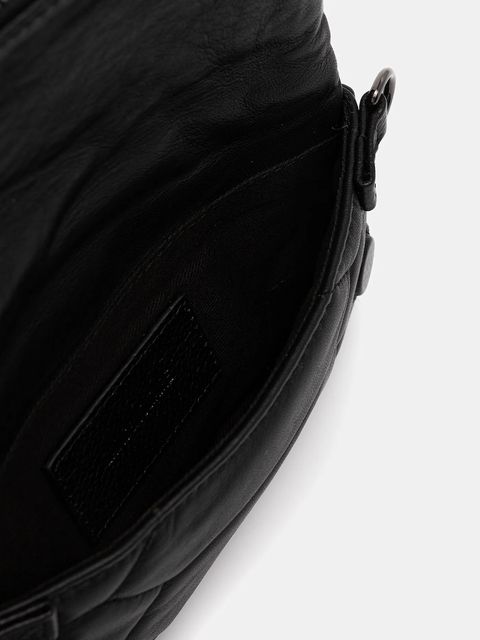 ZADIG&VOLTAIRE torebka skórzana kolor czarny LWBA03974