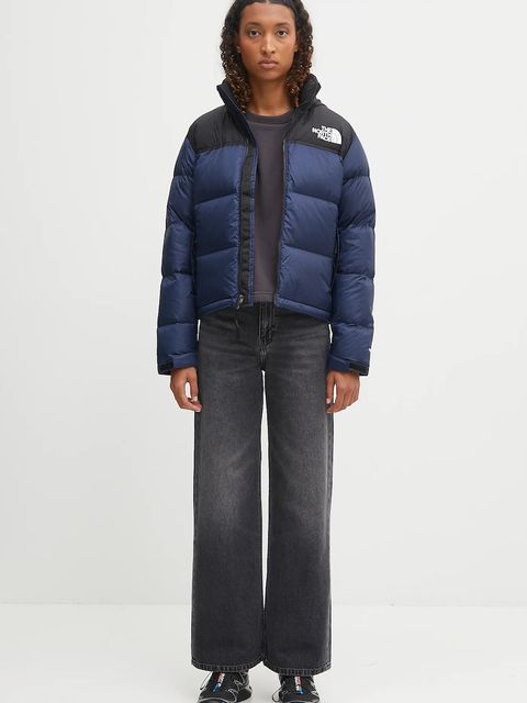 The North Face kurtka puchowa 1996 Retro Nuptse kolor granatowy zimowa NF0A3XEOGOB1