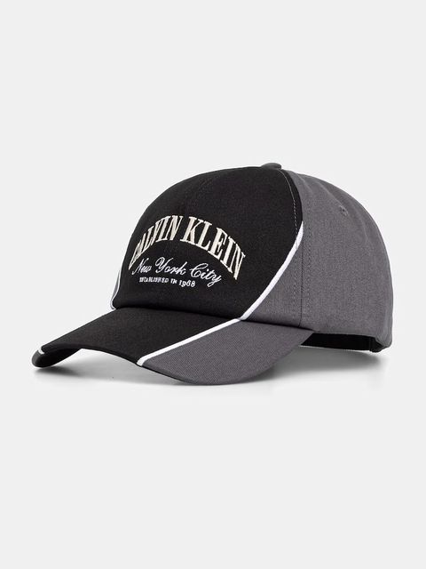 Calvin Klein czapka z daszkiem bawełniana - zdjęcie produktu nr 1