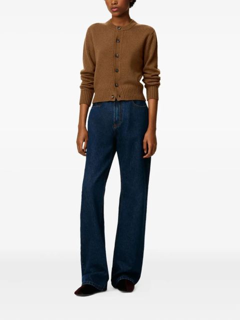 AMI Paris Ami de Coeur wool cardigan - Brown - zdjęcie produktu nr 2