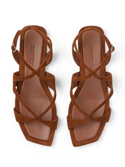 Jimmy Choo Ayla flat sandals - Brown