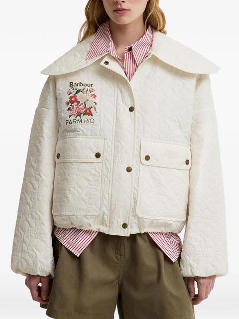 Barbour Barbour FARM Rio Lotus quilted jacket - Neutrals - zdjęcie produktu nr 1