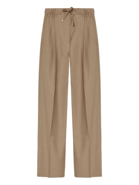 Moncler front-pleated trousers - Brown - zdjęcie produktu nr 1