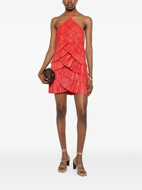 Cult Gaia tiered plissé-effect dress - zdjęcie produktu nr 2