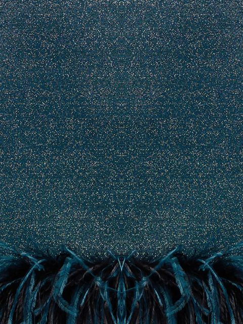 Oséree Lumière Plumage mini skirt - Blue