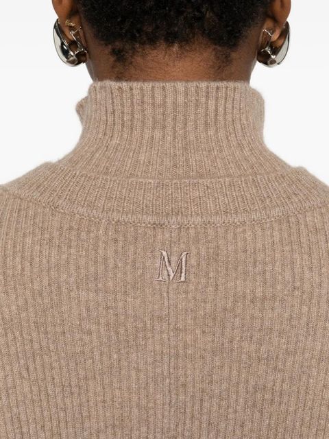 Max Mara funnel-neck poncho - Neutrals
