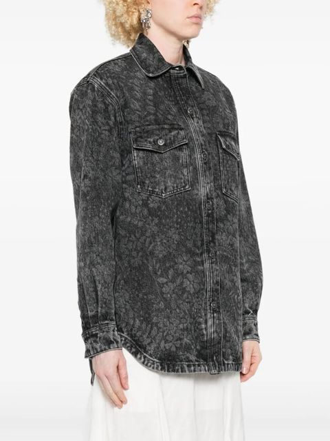 Golden Goose brushed-effect shirt - Grey