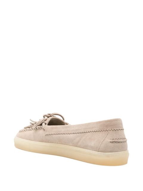 Copenhagen whipstitched suede loafers - Neutrals