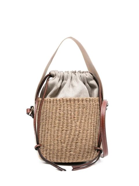Chloé small Woody basket bag - Neutrals