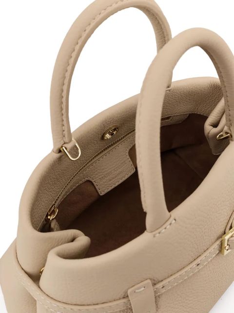 Manu Atelier 25 Le Cambon buckled tote bag - Neutrals