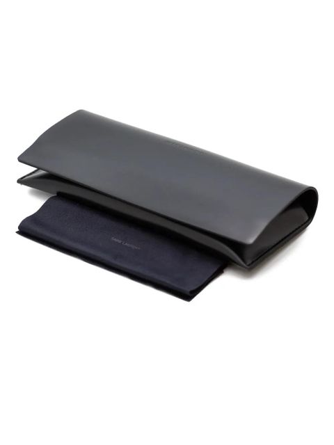 Saint Laurent Eyewear monogram cat-eye sunglasses - Black