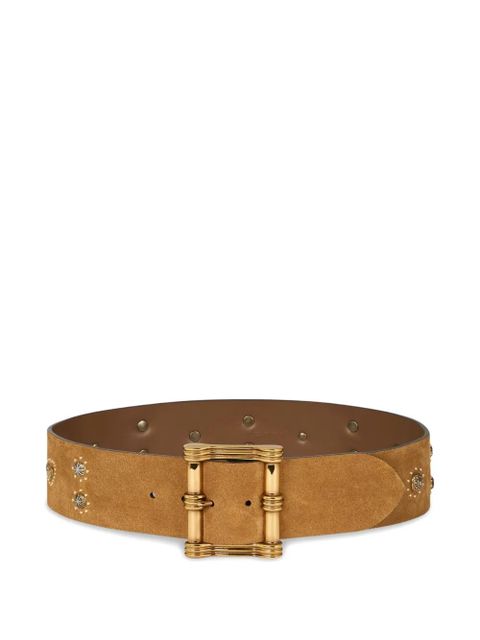 ETRO studded suede belt - Neutrals - zdjęcie produktu nr 1