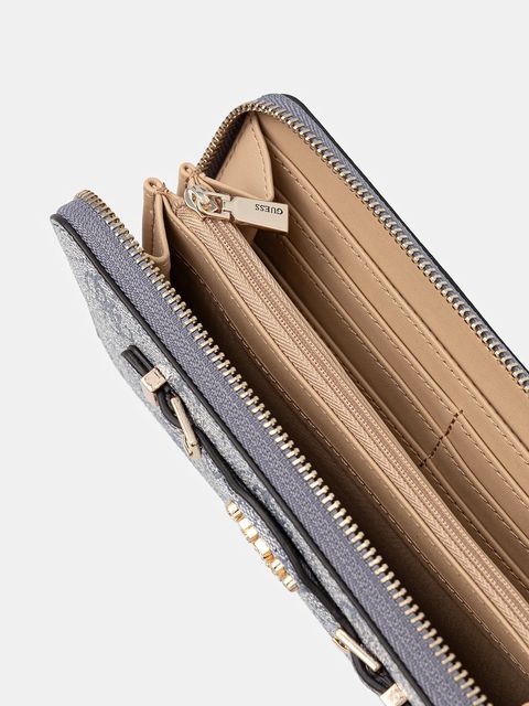 Guess portfel KATYA damski kolor niebieski SWSG96 52146 - zdjęcie produktu nr 2