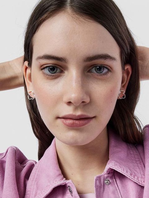 Tous kolczyki srebrne Silueta Silver 1000091300