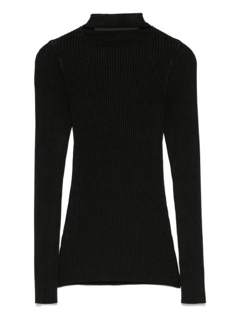 Coperni cut-out ribbed top - Black - zdjęcie produktu nr 2