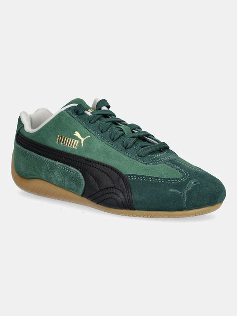 Puma sneakersy zamszowe Speedcat damskie kolor zielony 406329 - zdjęcie produktu nr 1