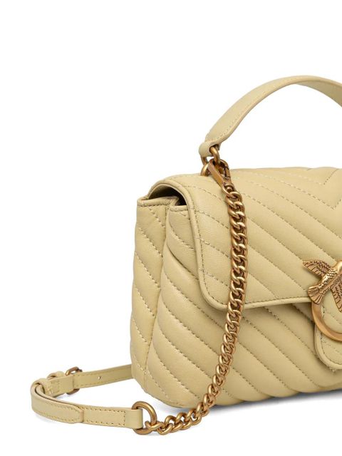 PINKO Love Lady Puff tote bag - Yellow