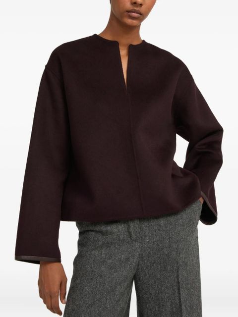 Yves Salomon V-neck blouse - Red - zdjęcie produktu nr 2