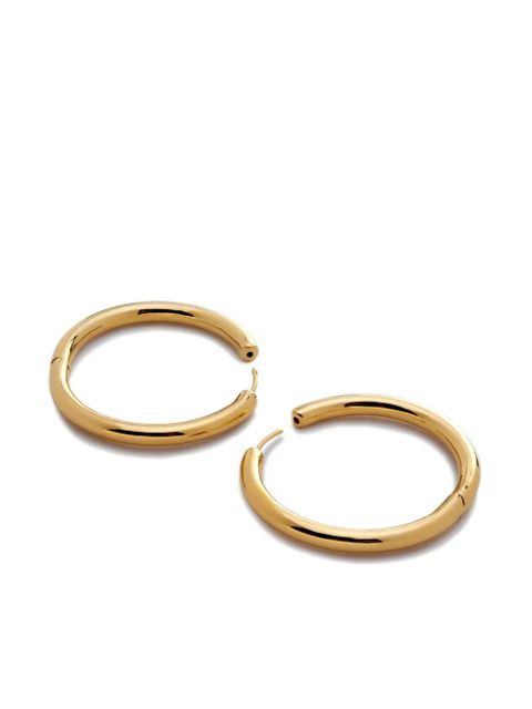 Monica Vinader Essential large hoop earrings - Gold - zdjęcie produktu nr 2