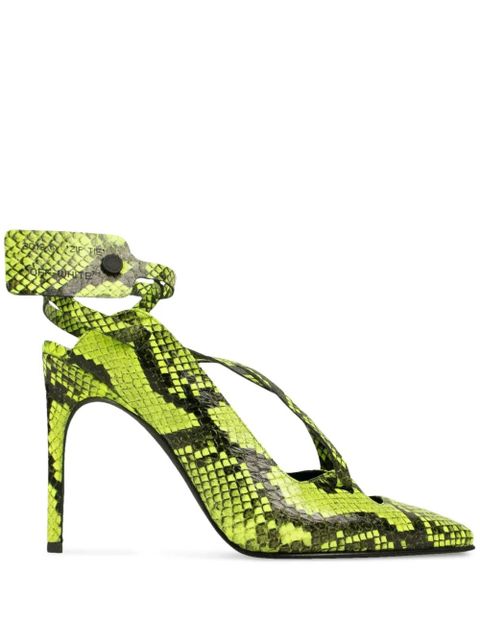 Off-White Warped pumps - Green - zdjęcie produktu nr 1
