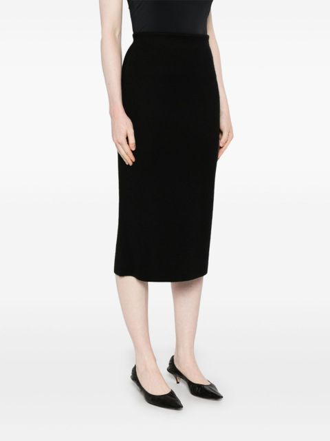 The Row Ikko midi skirt - Black