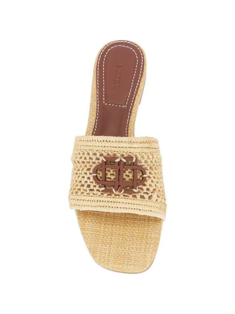 Simkhai woven logo sandals - Neutrals