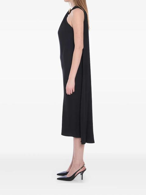 Gucci halter-neck cape midi dress - Black