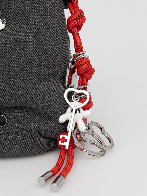 Desigual torebka MICKEY STUD kolor szary 25WAXD08