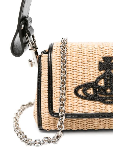 Vivienne Westwood orb weave mini bag - Neutrals