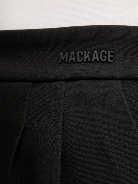 MACKAGE spodnie damskie kolor czarny fason cygaretki high waist MARIANA