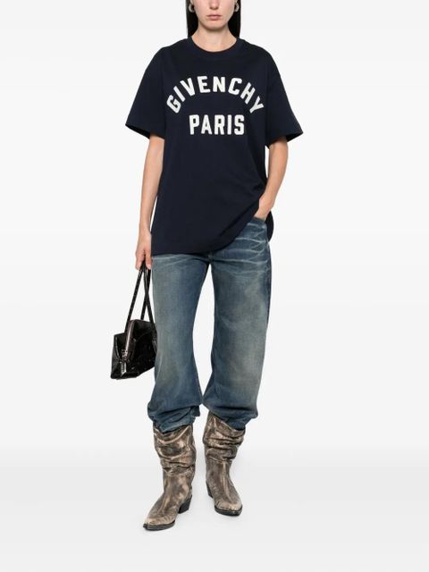 Givenchy logo-print T-shirt - Blue - zdjęcie produktu nr 2