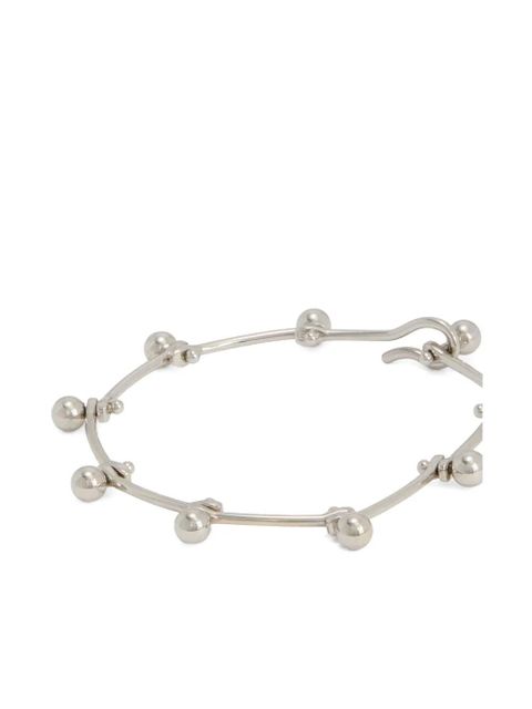 Jil Sander metal beaded bracelet - Grey