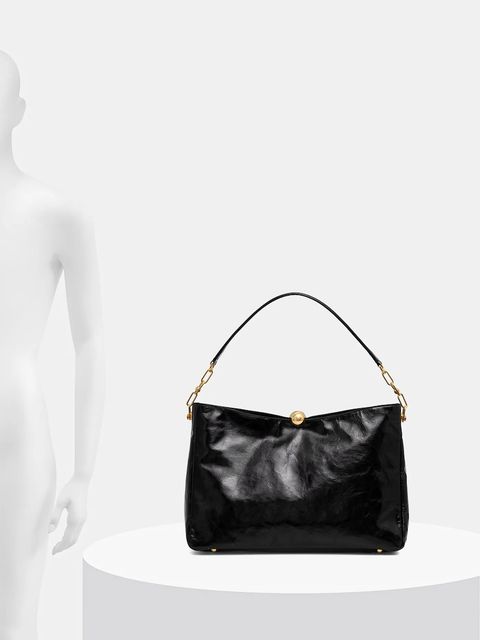 Furla torebka skórzana kolor czarny WB01885.BX4100.O6000