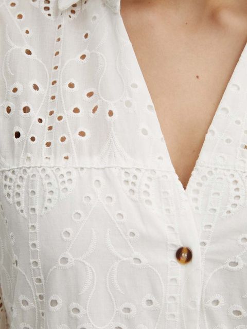 Never Fully Dressed sukienka bawełniana Jenna Shirt dress