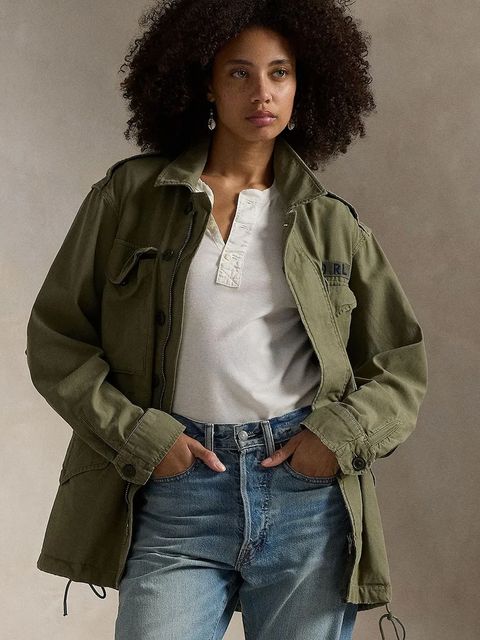 Polo Ralph Lauren kurtka bawełniana M51 FLD kolor zielony przejściowa 211941066 - zdjęcie produktu nr 1