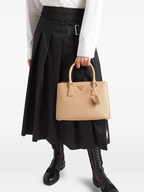 Prada medium Galleria leather tote bag - Neutrals