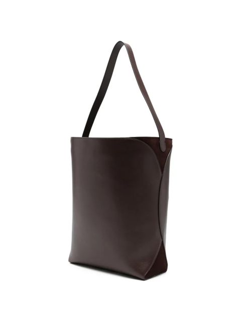 NEOUS Thea panelled shoulder bag - Brown