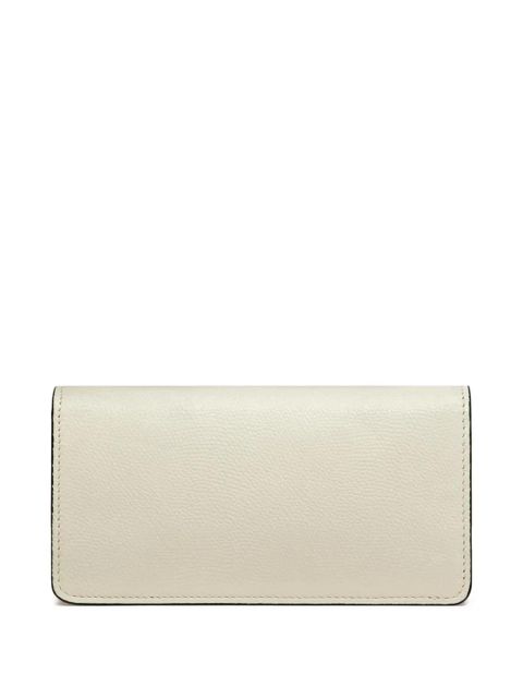 Valentino Garavani VLogo Signature grainy calfskin wallet with chain - Neutrals - zdjęcie produktu nr 2