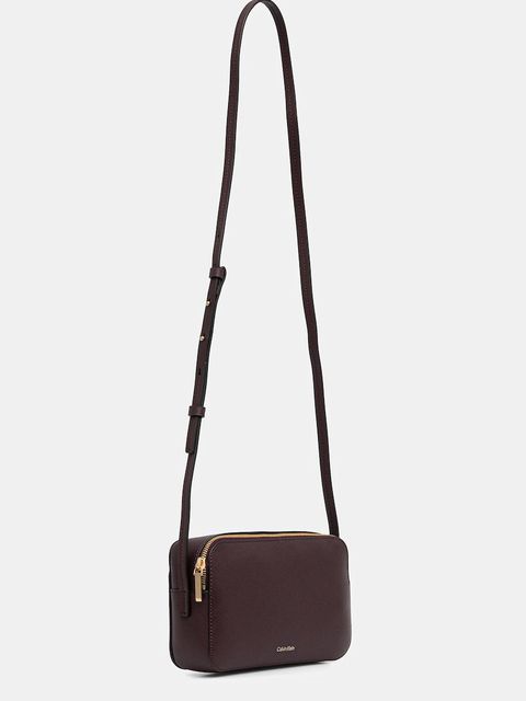 Calvin Klein torebka kolor brązowy LV04F3276G - zdjęcie produktu nr 2