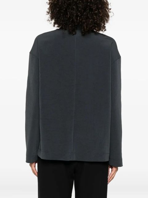 Nanushka Sitara turtleneck long-sleeve top - Blue